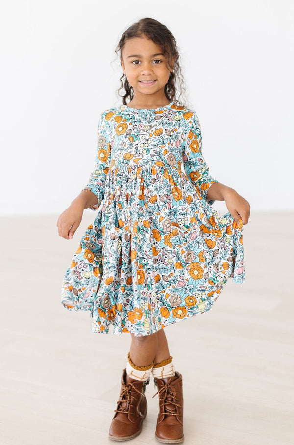 vintage-vibes-3-4-pocket-twirl-dress Mila & Rose - Sophia's StyleTwirl Pocket Dress 3/4-1